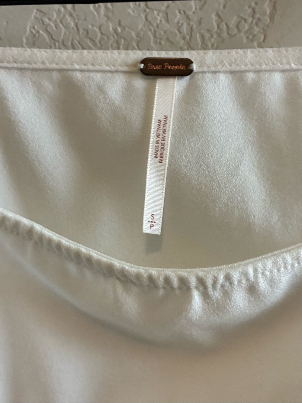 Free People Women’s city fever White Lace-Up Grommet Tank Top - Picture 3 of 6